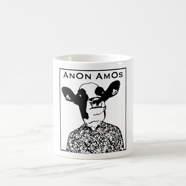 AnOn Amos - Designer-Kuh Kaffeetasse (Mittel)