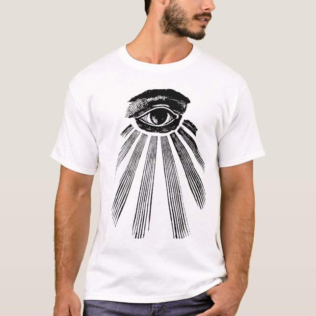Anonym alles sehende Auge T-Shirt (Vorderseite)