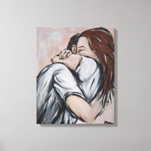 Anonym bei zwei 1 leinwanddruck