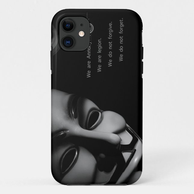 ANONYM Case-Mate iPhone HÜLLE (Rückseite)