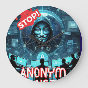 Anonym im Netz  Große Wanduhr