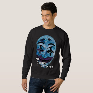 Anonym unmaskiert sweatshirt
