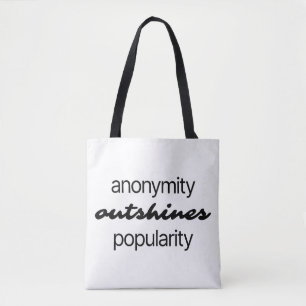 Anonymat Sac fourre-tout à épaule