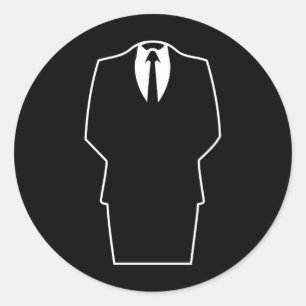 anonyme Ikoneninternet 4chan SA Runder Aufkleber