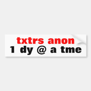anonyme Texter Autoaufkleber