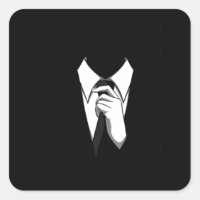 Anonymer Anzug und Krawatte