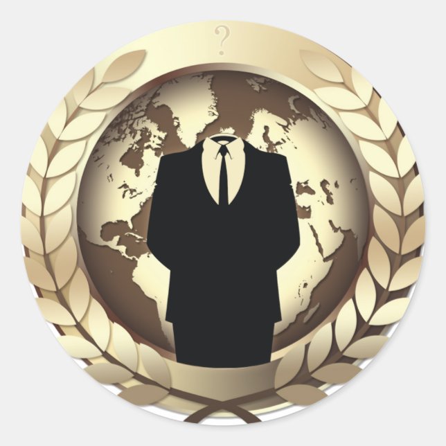 Anonymer Aufkleber (Vorderseite)