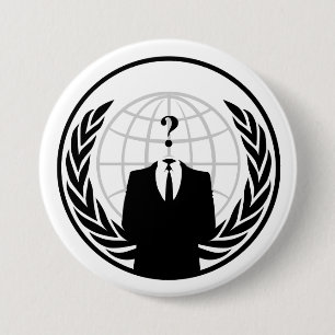 Anonymer internationaler Knopf Button