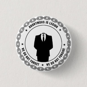 Anonymes Abzeichen Button