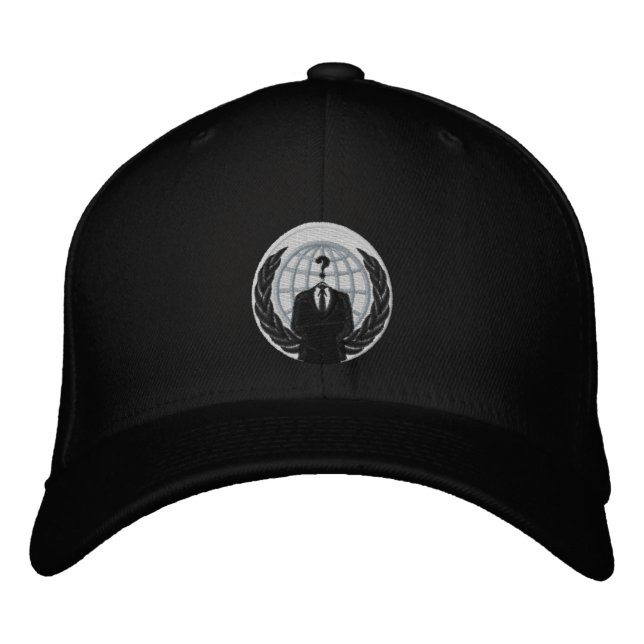 Anonymes Logo Bestickte Kappe (Vorderseite)