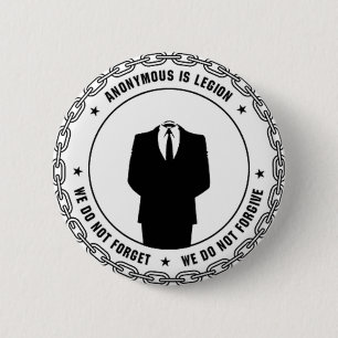 anonymes Siegel Button