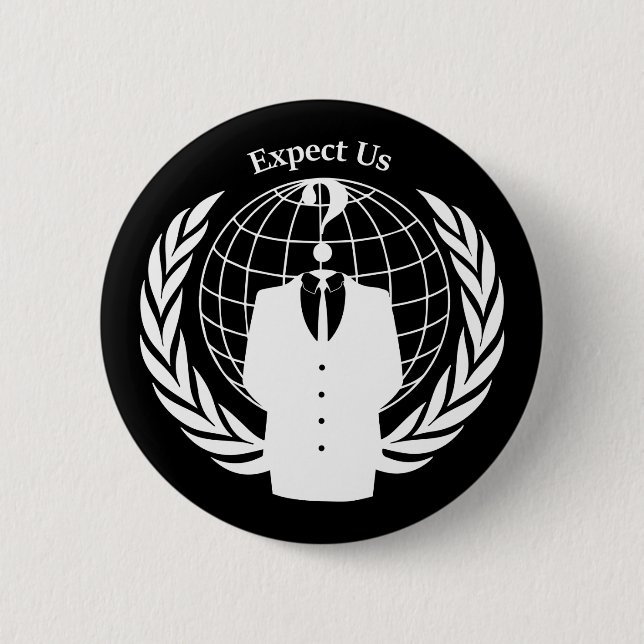 Anonymes Siegel Button (Vorderseite)