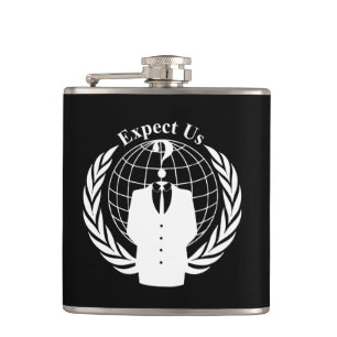 Anonymes Siegel Flachmann
