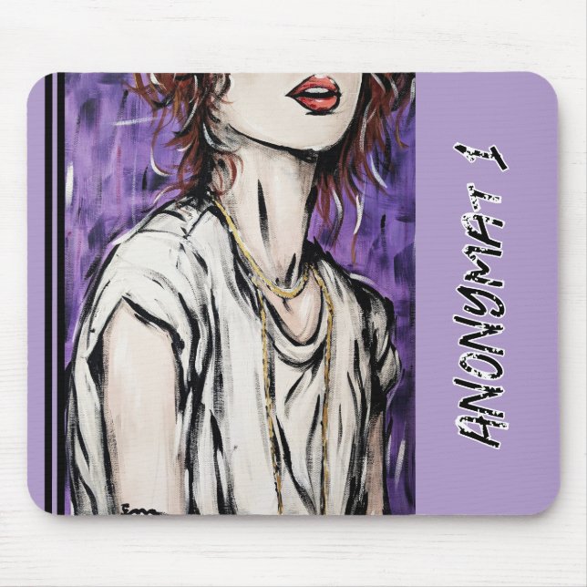 Anonymität 1 mousepad (Vorne)