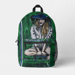 Anonymität 3 bedruckter rucksack