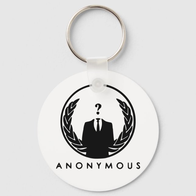 Anonymous Logo Schlüsselanhänger (Vorderseite)