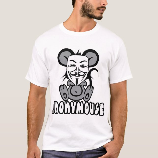 anonymous maus humour geek T-Shirt (Vorderseite)