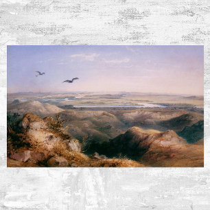 Anordnung des Yellowstone und Missouri von Bodmer Poster