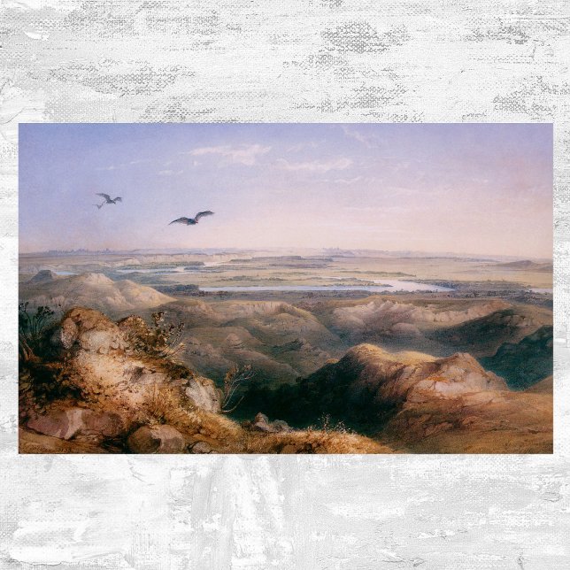 Anordnung des Yellowstone und Missouri von Bodmer Poster (Von Creator hochgeladen)