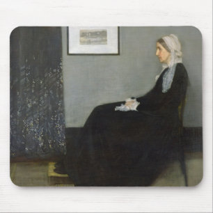Anordnung in grauem und schwarzem No.1 Mousepad