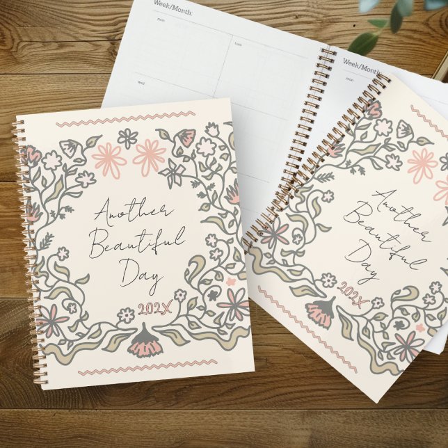 Another Beautiful Day Floral Illustration Planner Planer (Von Creator hochgeladen)