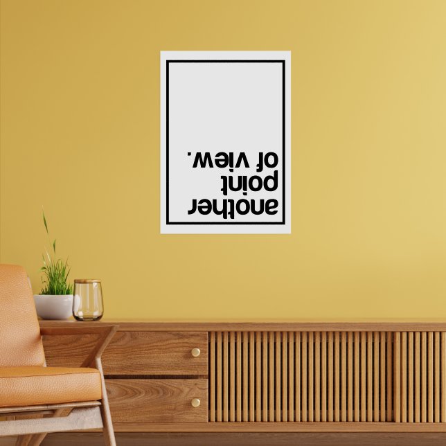 Another point of view poster (Wohnzimmer 2)