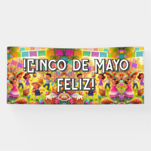 Anpassbar ¡Cinco de Mayo Fleliz! Banner