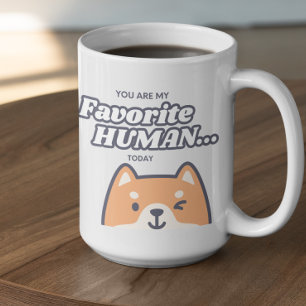 Anpassbar Du bist mein Lieblingsmensch Kaffeetasse
