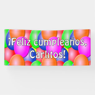 Anpassbar ¡Feliz cumpleaños! Banner