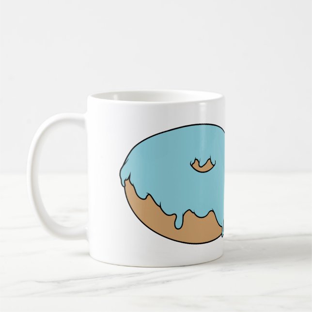 Anpassbar für Ihren Lieblingsdughnut Kaffeetasse (Links)
