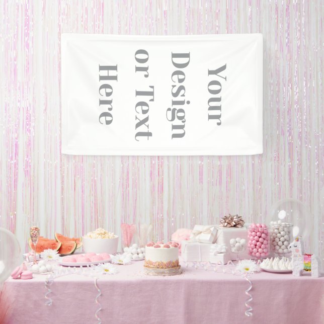 Anpassbar Ihr Design oder Text hier Personalisiert Banner (Party)