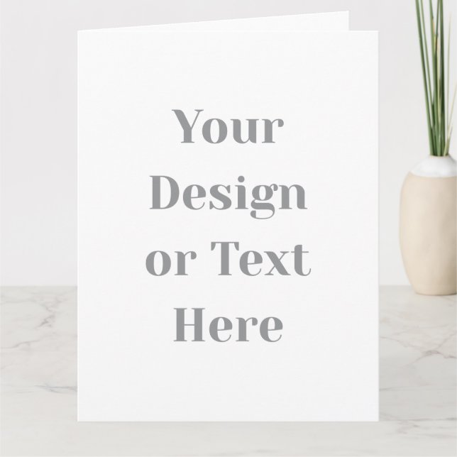 Anpassbar Ihr Design oder Text Hier Personalisiert Dankeskarte (Vorderseite)