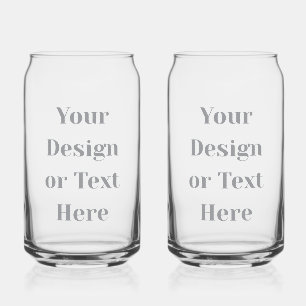 Anpassbar Ihr Design oder Text hier Personalisiert Dosenglas
