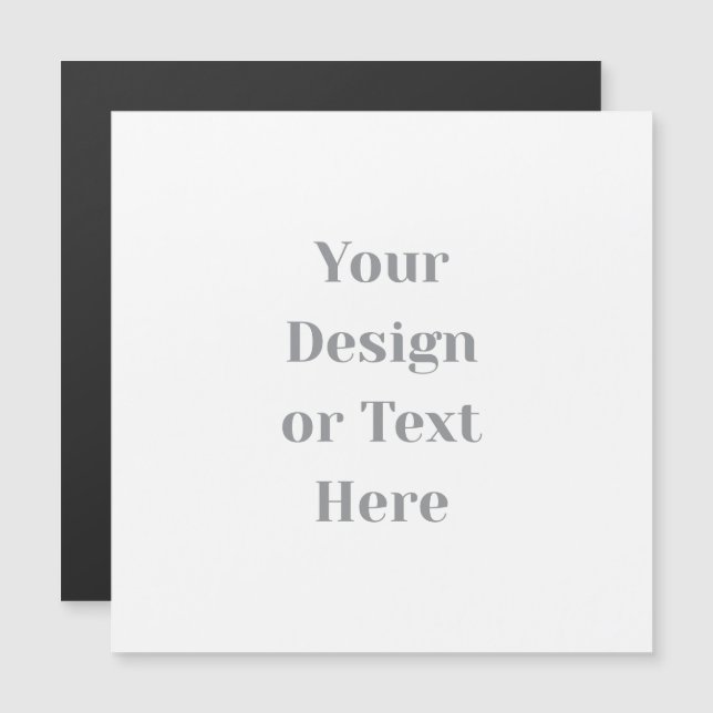 Anpassbar Ihr Design oder Text hier Personalisiert Magnetkarte (Vorne/Hinten)