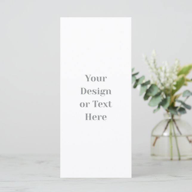 Anpassbar Ihr Design oder Text hier Personalisiert Menükarte (Stehend Vorderseite)