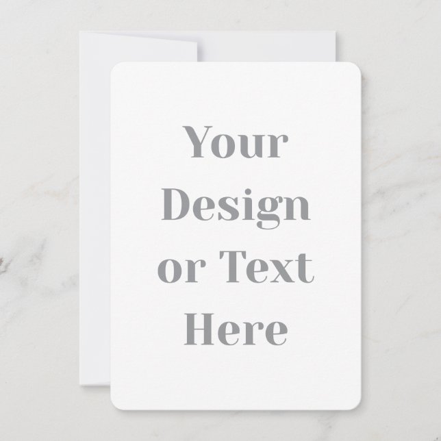 Anpassbar Ihr Design oder Text hier Personalisiert Mitteilungskarte (Vorderseite)