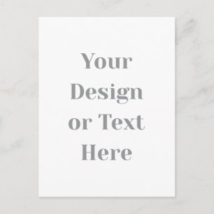 Anpassbar Ihr Design oder Text hier Personalisiert Postkarte