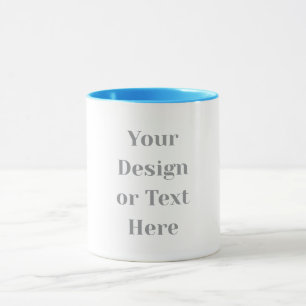 Anpassbar Ihr Design oder Text hier Personalisiert Tasse