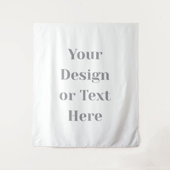 Anpassbar Ihr Design oder Text hier Personalisiert Wandteppich (Vorderseite)