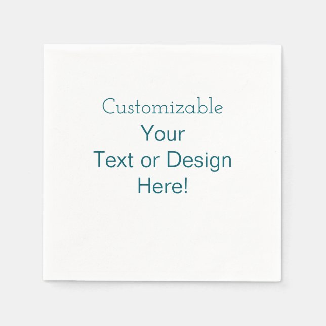 Anpassbar/ Ihr Text oder Design hier! Serviette (Vorderseite)