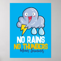 Anpassbar Kein Regen kein Donner