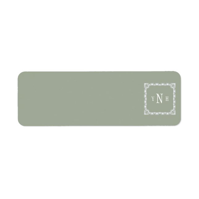 Anpassbar mit Monogramm mit drei Buchstaben (Vorne)