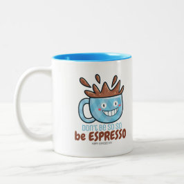 Anpassbar sein Espresso Zweifarbige Tasse