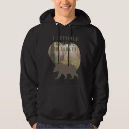 Anpassbar überlebte ich Camping in Kanada Hoodie