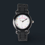 Anpassbar - Wählen Sie Ihre Schriftart / Name hinz Armbanduhr<br><div class="desc">Einzigartige individuell einstellbare Uhr - Wählen Sie / fügen Sie Ihren bevorzugten Hintergrund und Zahlenfarben! Wählen Sie / fügen Sie Ihren Text / Schriftart / Name / Datum / Bild / Bild / Logo ...  oder sonst :) ( Bearbeiten > Alle > Wählen Sie Ihre FavoritenSchriftart )</div>
