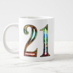 Anpassbare 21- und Holding-Funktionen Jumbo-Tasse