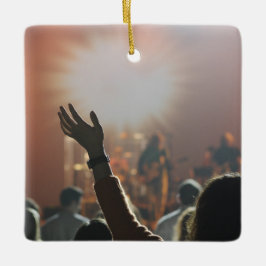 Anpassbare 2-seitige Elegante Scrolls 2 Foto Keramikornament