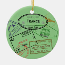 Anpassbare 4-Passport-Briefmarke