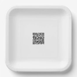 Anpassbare 9"-Square-Papierplatte für Veranstaltun Pappteller