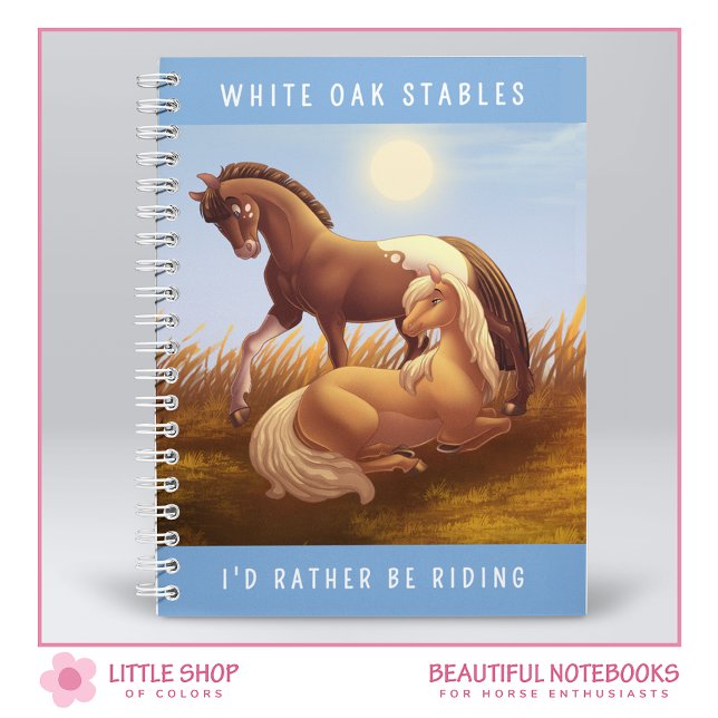 Anpassbare Appaloosa Palomino Pferd Notizblock (Von Creator hochgeladen)